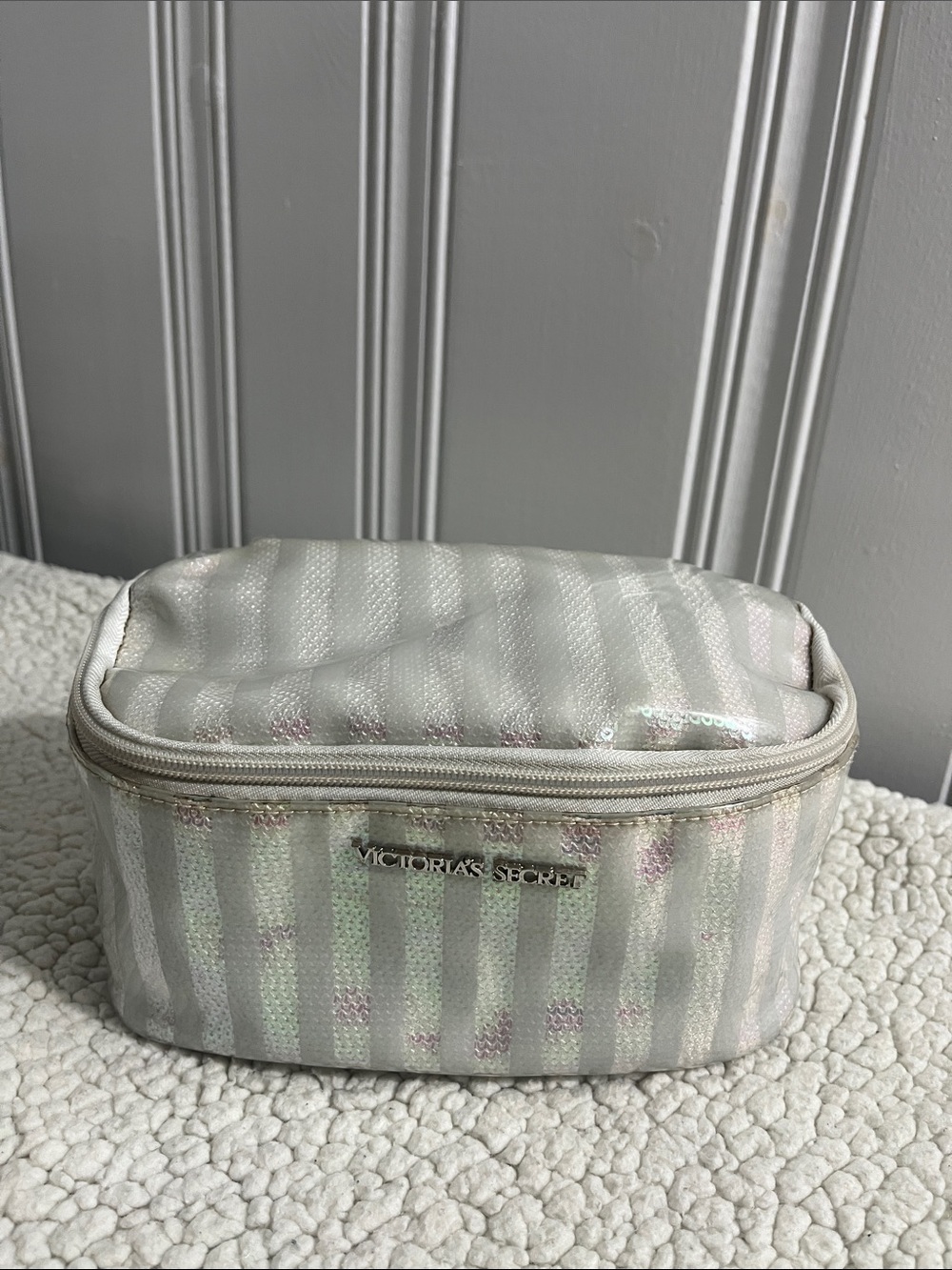 Victoria's Secret Makeup Bag - Pearl White